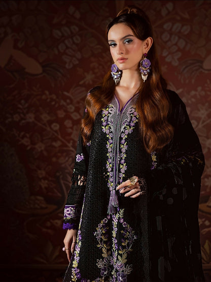 Mahnur Amelia Kotrai Embroidered Unstitched 3-Piece Suit-CK-001
