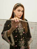 Kachy Dhaagy Lawn Embroidered Stitched 3-Piece Suit-Elaaf