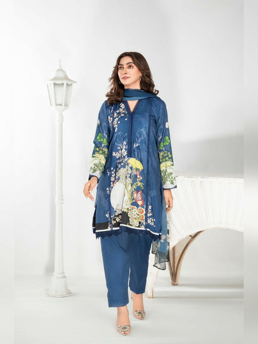 Imran Aftab Aura Summer Lawn Printed Stitched 3-Piece Suit-IALC 05