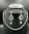 H&A Jewellery One Carat Silver Rhodium Plated Jewellery Set