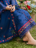Binilyas Freesia Luxury Lawn Embroidered Unstitched 3-Piece Suit-106 - B
