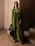 Hussain Rehar Luxury Pret Eid'24 Raw Silk Embellished Stitched 3-Piece Suit-Celeine