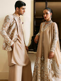 Hussain Rehar The Scent Luxury Pret SS'25 Raw Silk Embellished 3-Piece Suit-Sole