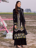 Black-Parishay Dil e Raqsam Lawn'26 Embroidered Unstitched 3-Piece Suit-DQ-01