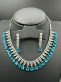 H&A Jewellery One Carat Silver Rhodium Plated Jewellery Set