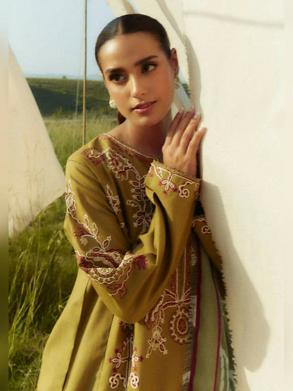 Zara Shahjahan Coco Khaddar Embroidered Unstitched-3-Piece-Suit-CZW24 - 5A