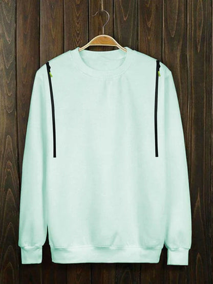 Funky's Two Side Front Zips High Street Sweat Shirts-11905