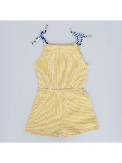 Funky Single Cord Knit Trendy Short Jump Suit-13852