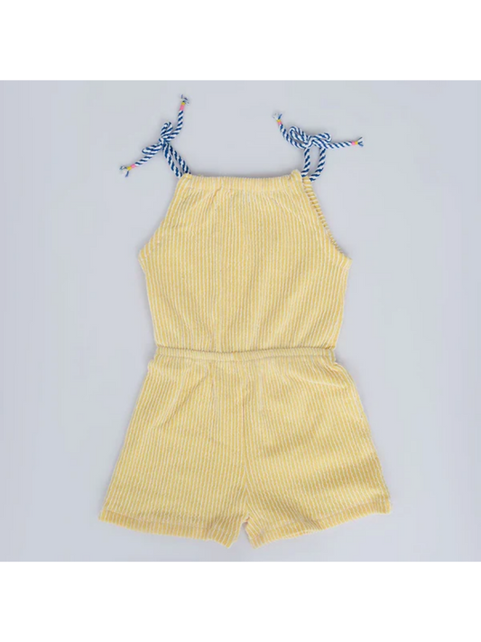 Funky Single Cord Knit Trendy Short Jump Suit-13852