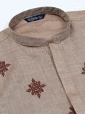 Velvour Boys Cotton Embroidered Stitched Kurta-VB196-F