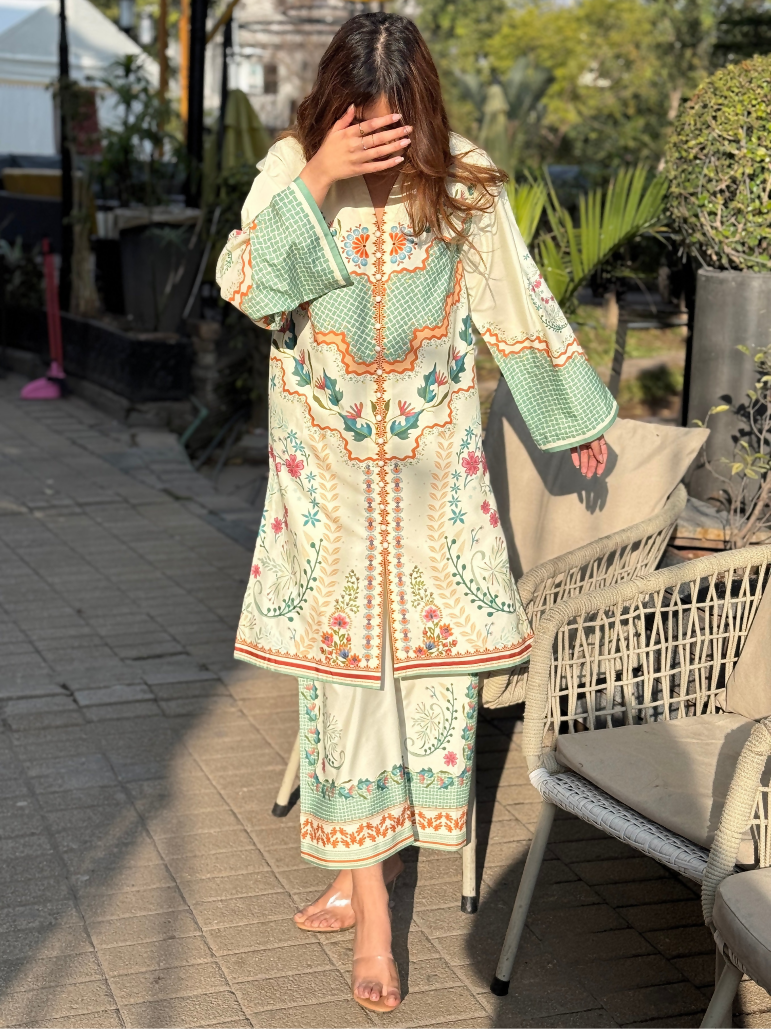 Sehrish Kanwal K-Ord Crepe Printed Co-Ord Set-Clara
