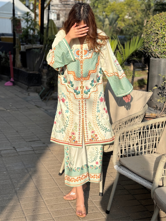 Sehrish Kanwal K-Ord Crepe Printed Co-Ord Set-Clara