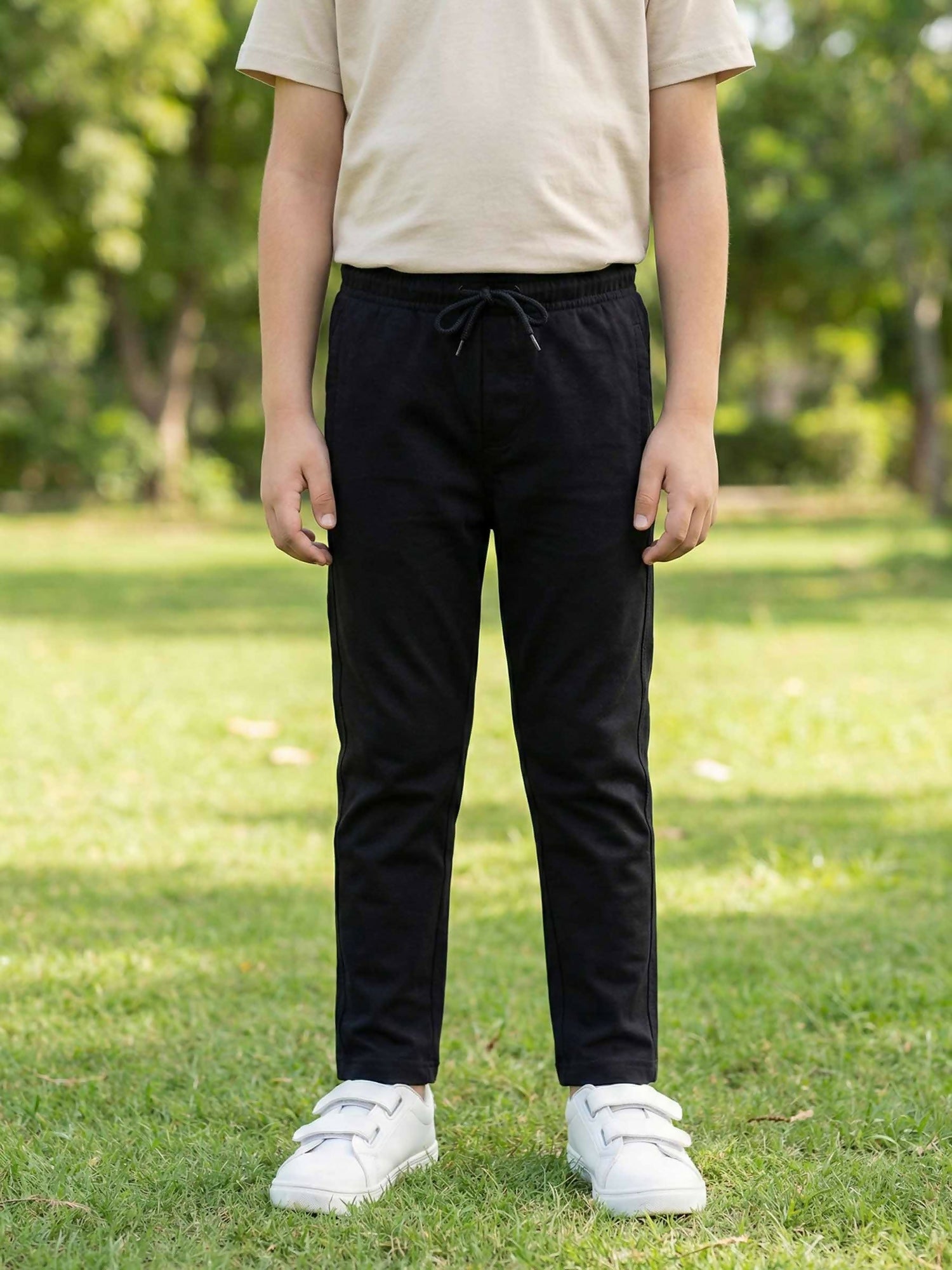 Velvour Imported Popcorn Trouser-VWT47-CT