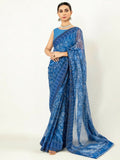 Imran Aftab Chiffon Printed Unstitched Saree-IASC 05