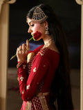 Mahnur Pakeezah Luxury Formals Silk Embroidered Stitched 3-Piece-Suit-Zarmisha - PK - 02