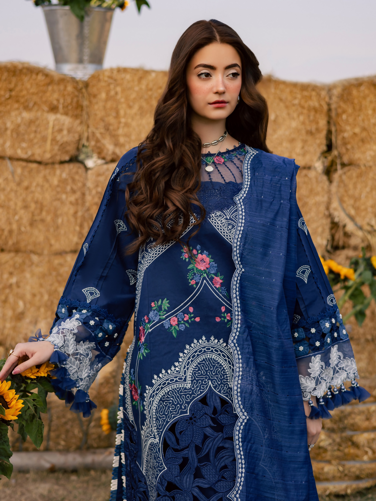 Parishay Summer Queen Vol 2 Lawn Embroidered Unstitched 3-Piece Suit-SQU-01