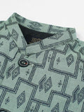 Velvour Boys Jacquard Printed Waistcoat-VW06-B