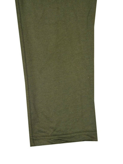 funky's plain Crop Fit Terry Trouser-11670