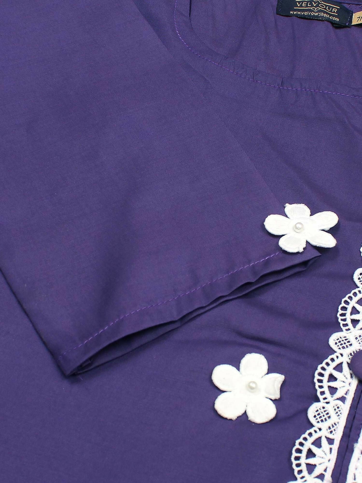 Velvour Girls Cotton Co-Ord Set-VG183-A