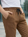 Velvour Imported Popcorn Trouser-VWT45-AT