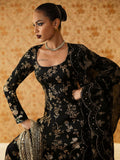 Hussain Rehar Basic Not Basic V Raw Silk Embellished Stitched 3-Piece Suit-Auric
