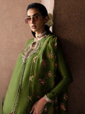 Hussain Rehar Luxury Pret Eid'24 Raw Silk Embellished Stitched 3-Piece Suit-Celeine