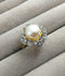 H&A Jewellery 18K Gold Polished Pearl Ring