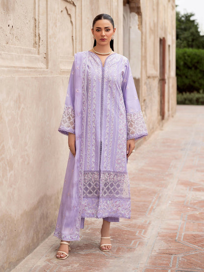 Panache Apparel Rang-e-Bahar Lawn Embroidered Stitched Suit-Zauar