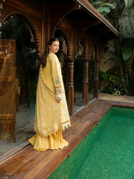 Mahnur Shanaya Vol 2 Lawn Embroidered Unstitched 3-Piece Suit-SH-04