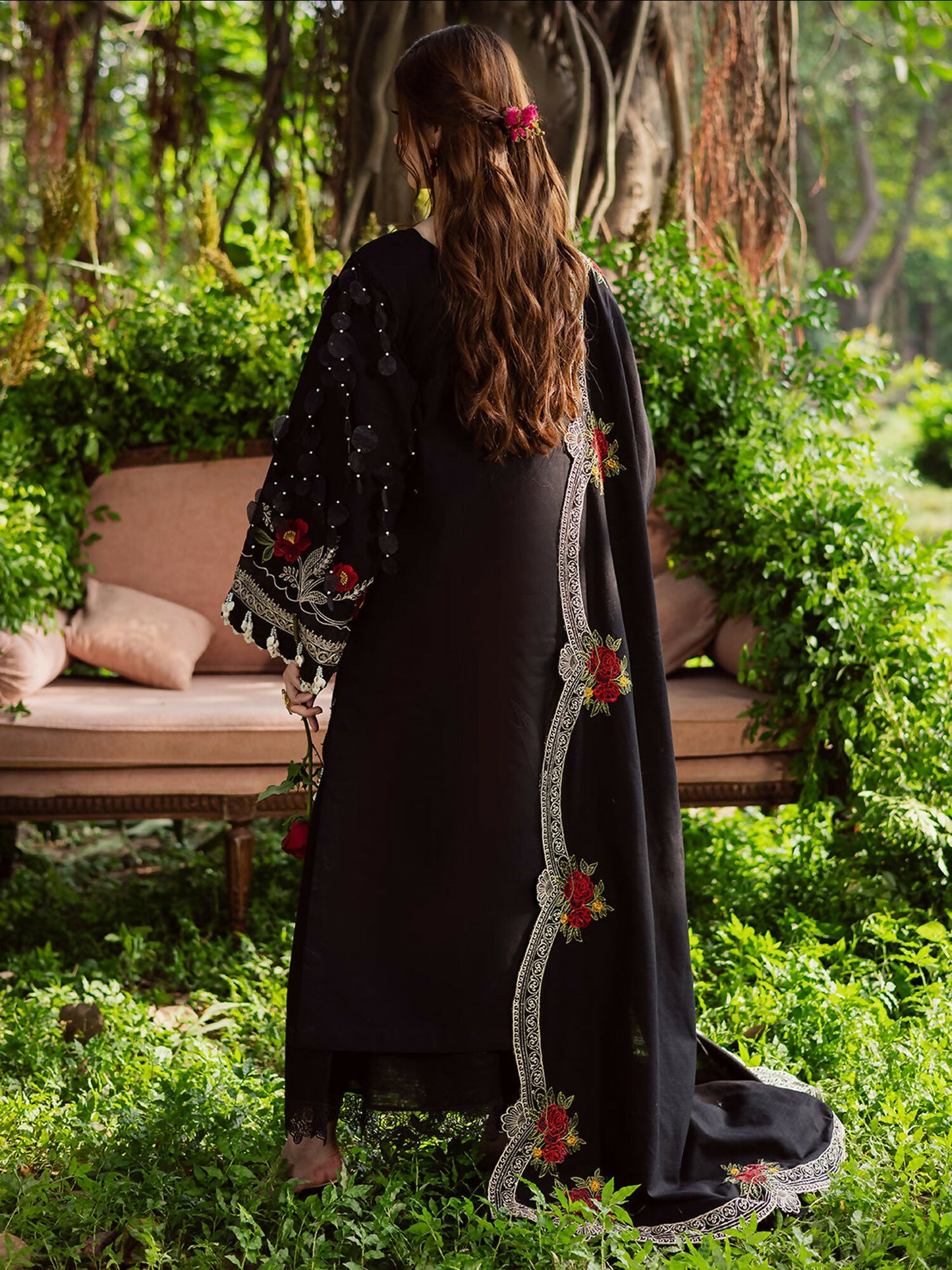 Parishay Winterwood Tales Khaddar Embroidered Unstitched 3-Piece Suit- WW - 07