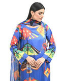Imran Aftab Basant Mela Raw Silk Printed Unstitched 3-Piece Suit-IARP 03