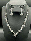 H&A Jewellery One Carat Silver Rhodium Plated Jewellery Set