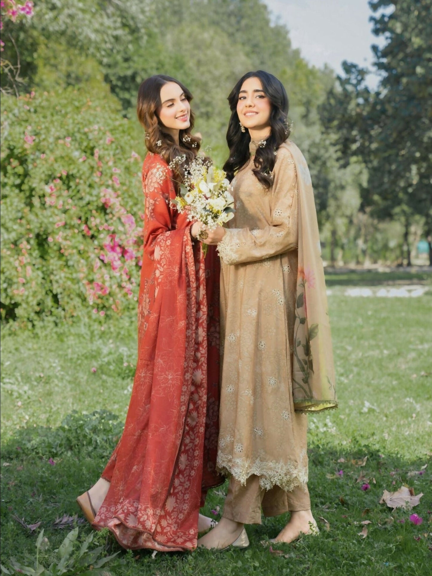 Panache Apparel Serenity Lawn Embroidered Stitched Suit-Honey Luster