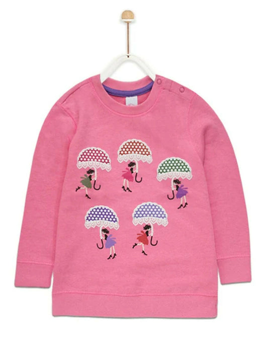Funky's Baby Club Umbrella Printed Sweat-Shirt-9076