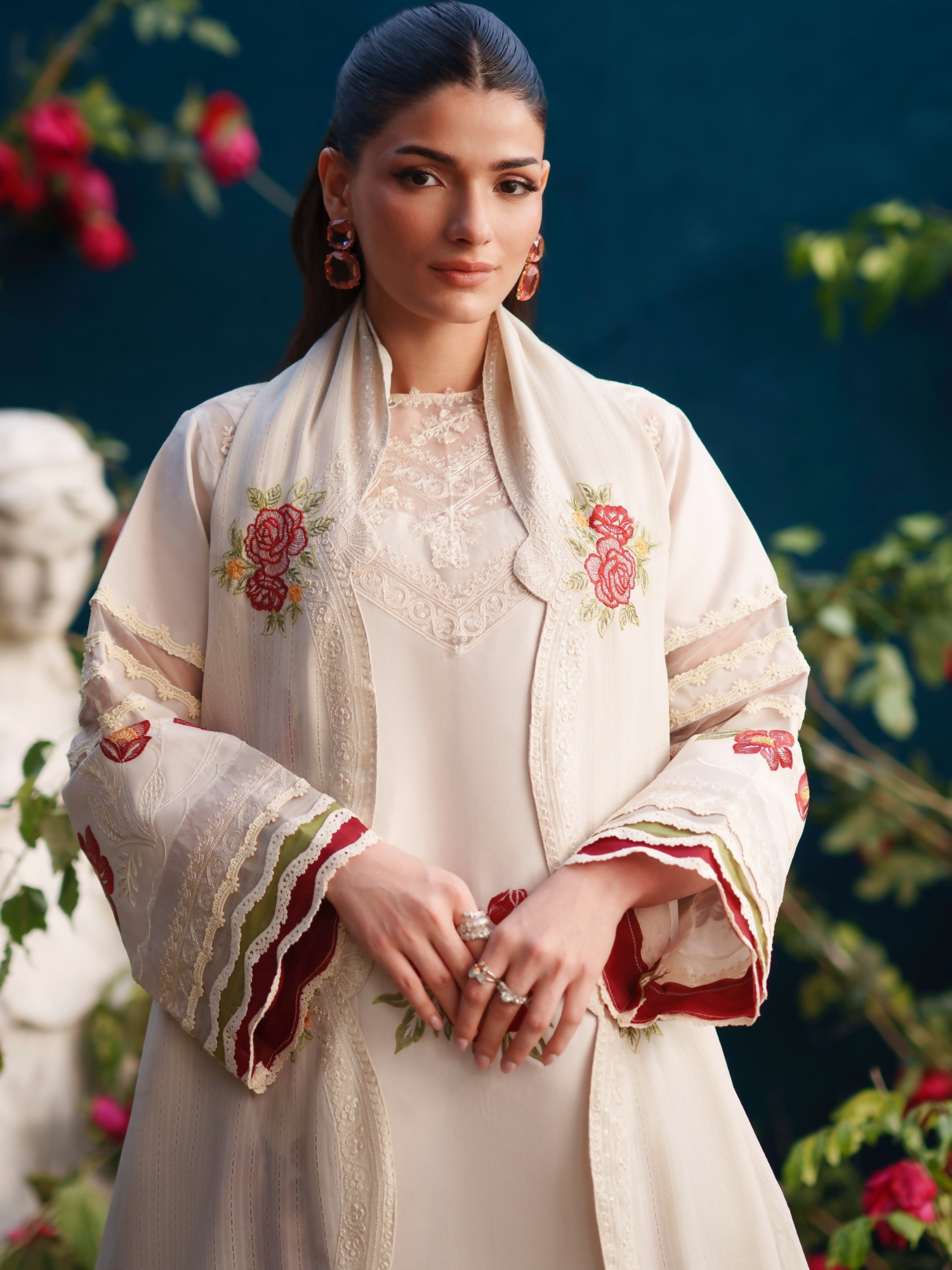 Parishay Summer Queen Lawn Embroidered Unstitched 3-Piece Suit-SQ-16