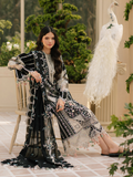 Binilyas Freesia Luxury Lawn Embroidered Stitched 3-Piece Suit-103 - B