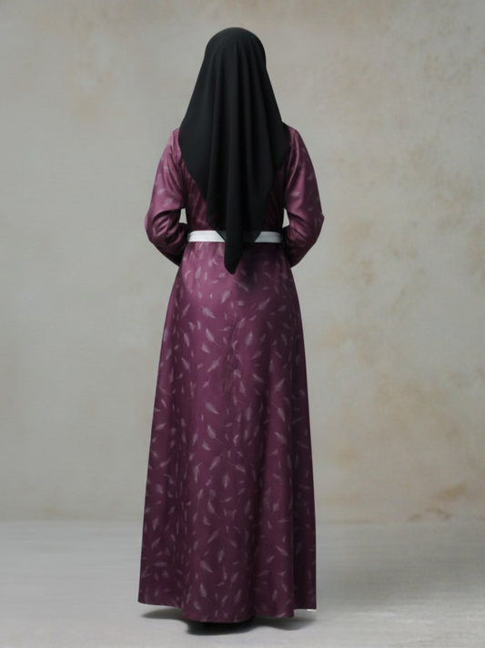 Islami Hijab Centre Haya Premium Series Imported Nida Printed Abaya Set