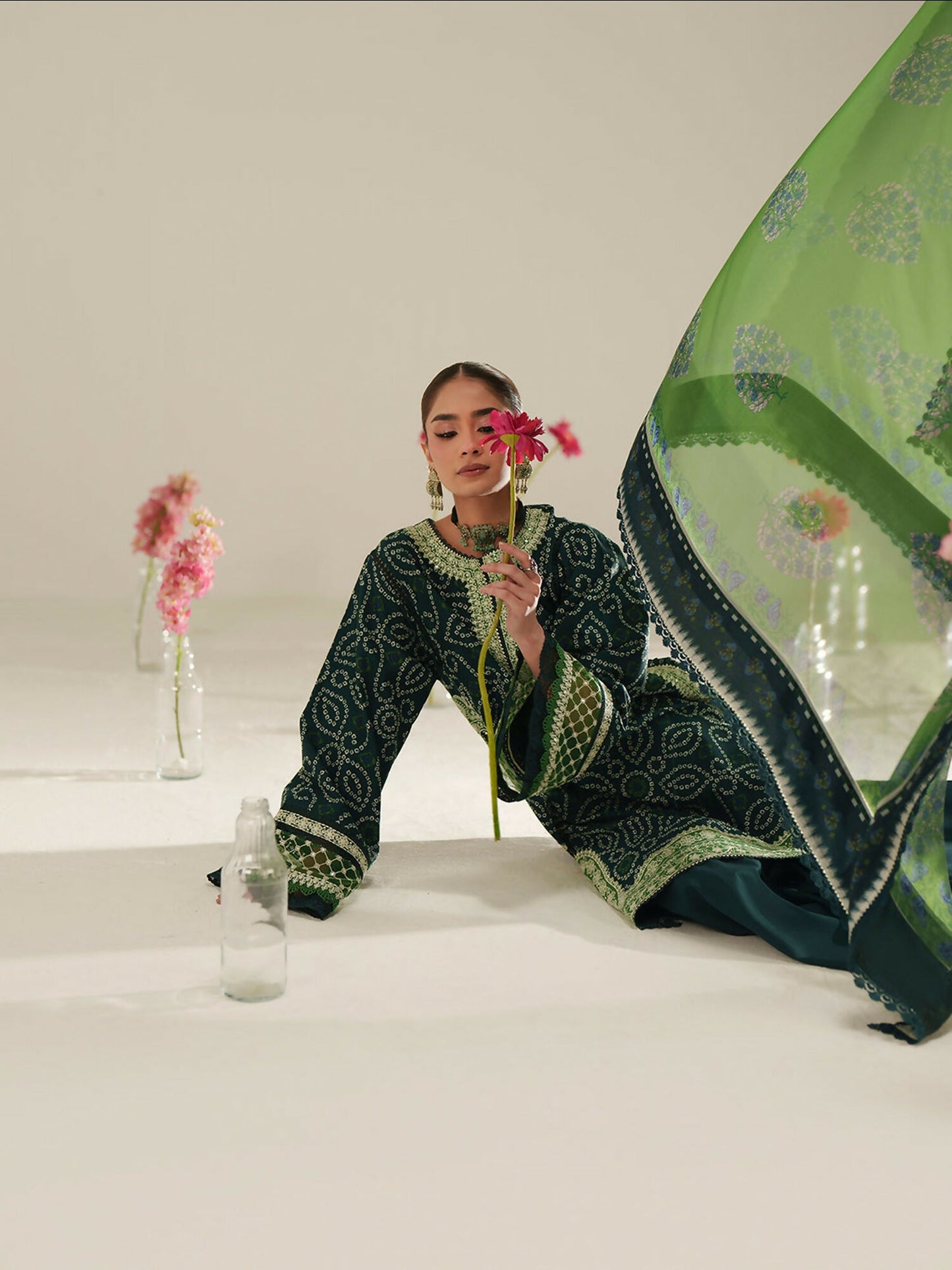 Binilyas Jojo Summer'26 Lawn Embroidered Unstitched 3-Piece Suit-87B
