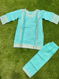 Cyan Bin Shaukat Pima Lawn Embroidered Stitched 2-Piece Suit