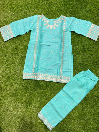 Cyan Bin Shaukat Pima Lawn Embroidered Stitched 2-Piece Suit