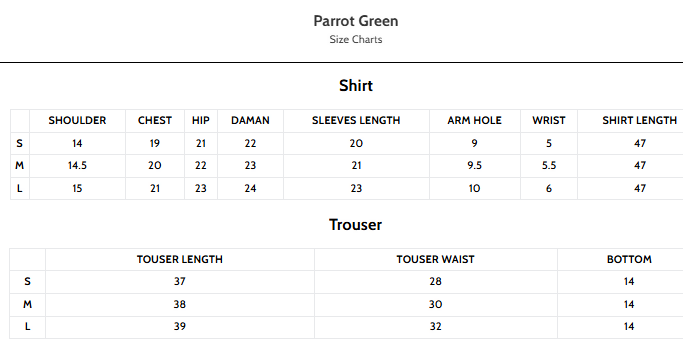 Hemstitch Chiffon Embroidered Stitched 3-Piece Suit-Parrot Green