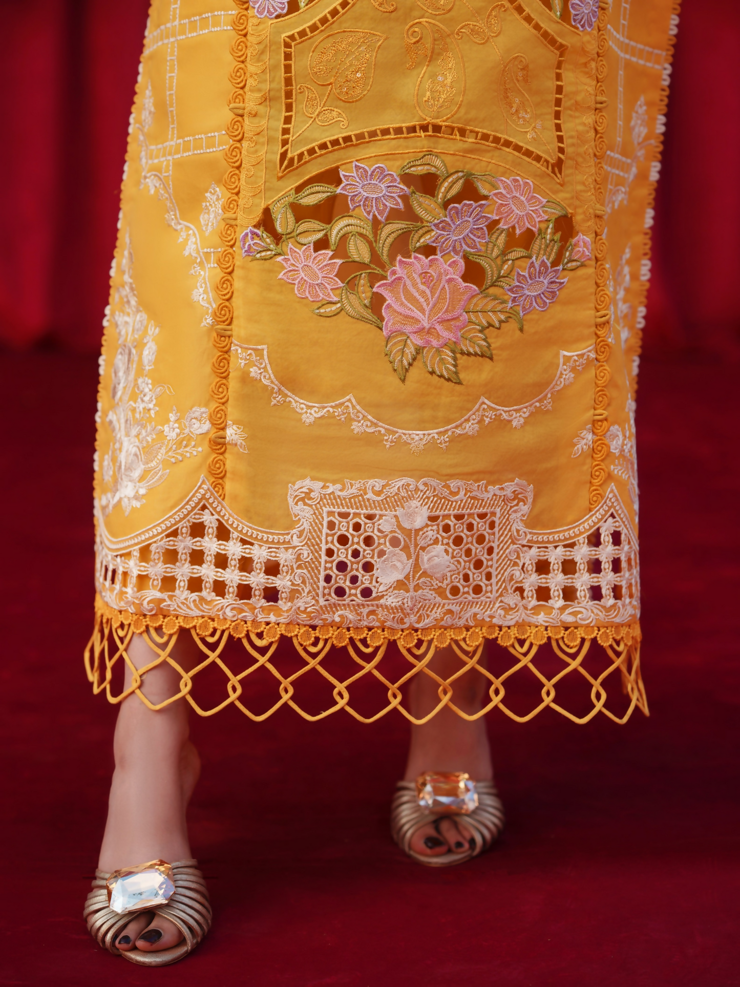 Parishay Summer Queen Lawn Embroidered Unstitched 3-Piece Suit-SQ-08