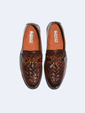 Shazif Handwoven Leather Loafers – Luxe Weave Tassel