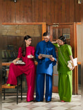 Hussain Rehar Pay Day Vol IV Raw Silk Stitched 2-Piece Suit-Celestia