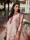Farah Talib Aziz Jacquard Lawn Embroidered Unstitched 3-Piece- Suit-Pricsilla tea pink