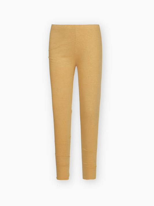 Mustard Yellow Velvour Girls Tights Set-VL03