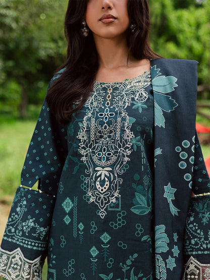 Parishay Rang e Sarma Khaddar Embroidered Stitched 3-Piece Suit-SAR-08