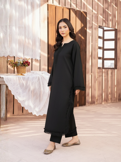 Panache Apparel Winter Core Linen Stitched Suit-Flurry