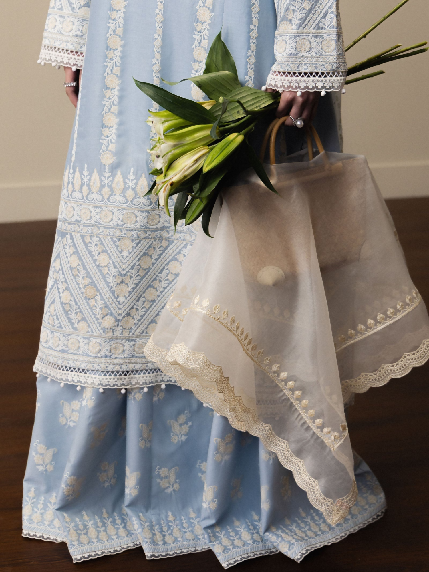 Zara ShahJahan Satori'26 Lawn Embroidered Unstitched 3-Piece Suit-Aoyomi-D1