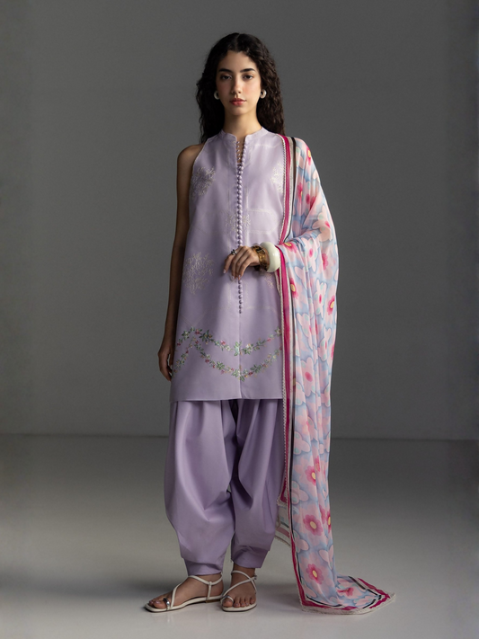 COCO by Zara Shahjahan Lawn'26 Embroidered Unstitched 3-Piece Suit-Rivae-1A